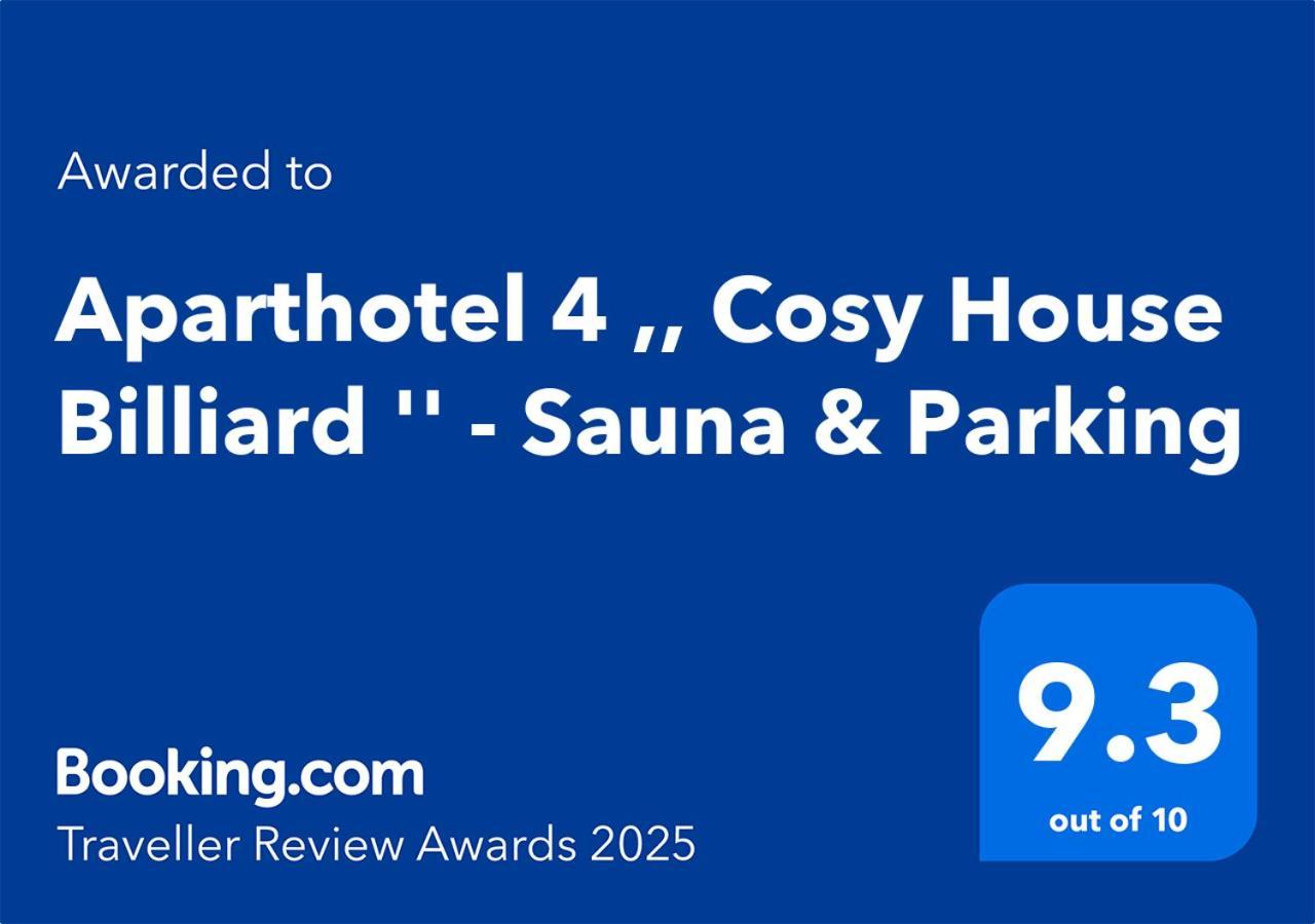 Aparthotel 4 ,, Cosy House Billiard " - Sauna & Parking Kaunas Ngoại thất bức ảnh